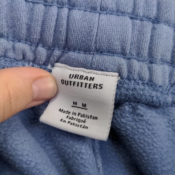 Urban Outfitters Men's Jogger Pants Blue Medium Drawstring Waist Tapered Leg - Picture 9 of 12